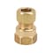 Thrifco Plumbing No. 66-C 3/8 Inch x 3/8 Inch Lead-Free Brass Compression FIP Adapt 4401080 - alternate 4